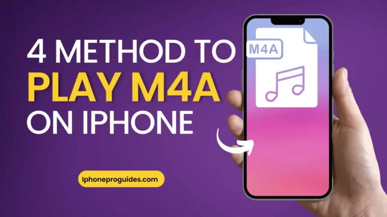 how to play m4a files on iphone